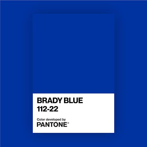 Pantone Brady Blue