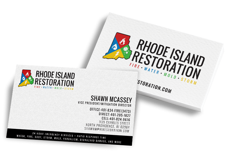 RI Restoration Custom Business Cards