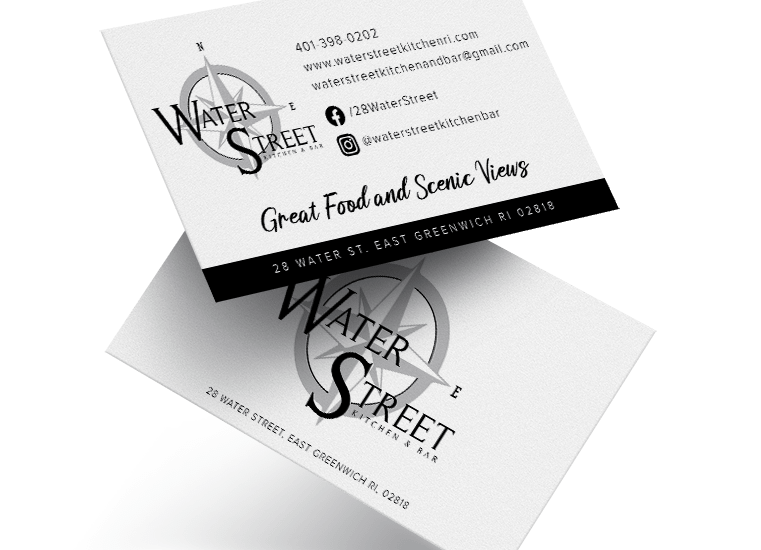 Water Street Custom Business Cards